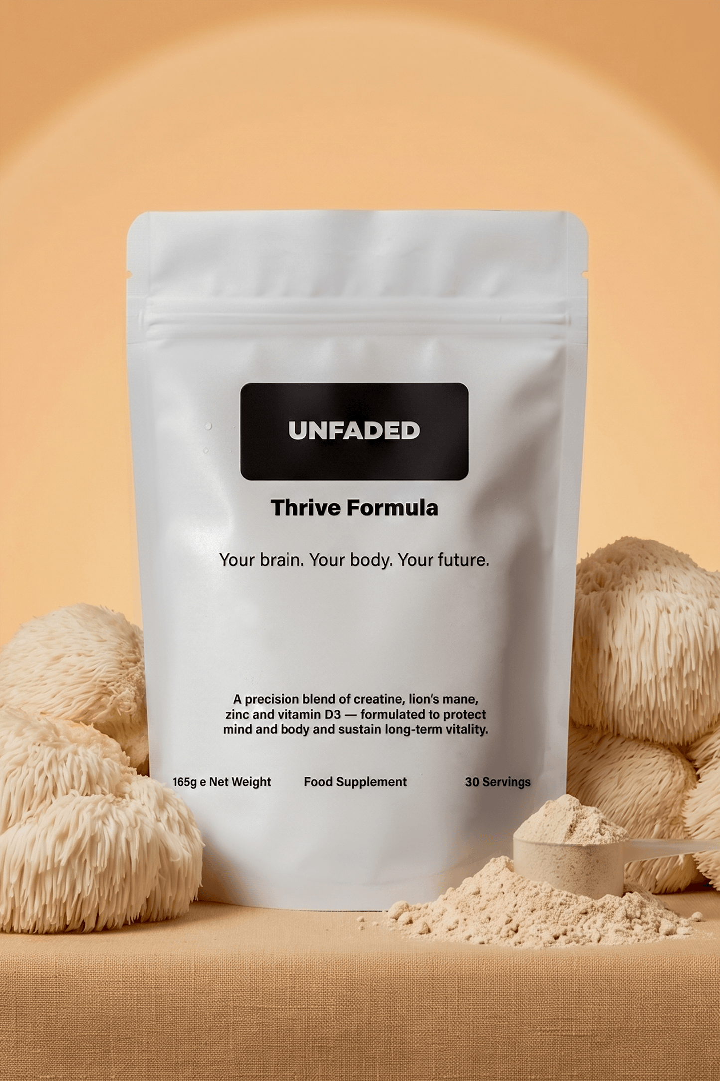 Unfaded Thrive Formula Product Photography by Fivora Studio