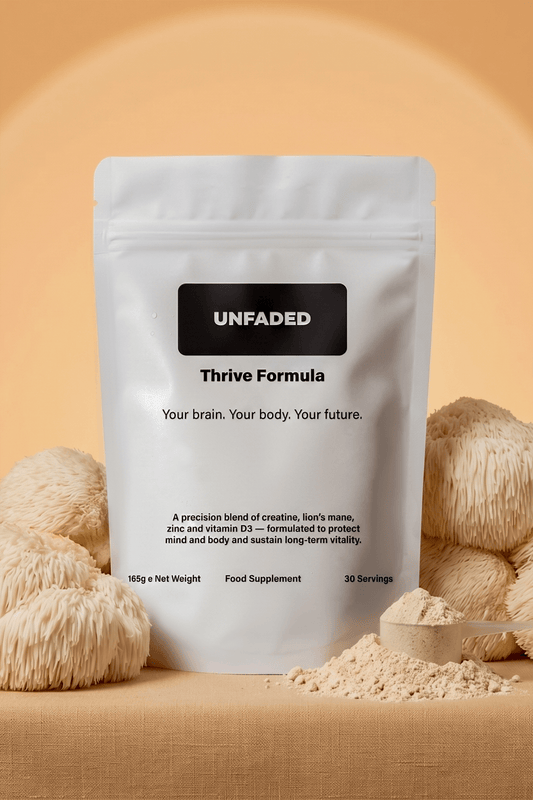 Unfaded Thrive Formula Product Photography by Fivora Studio